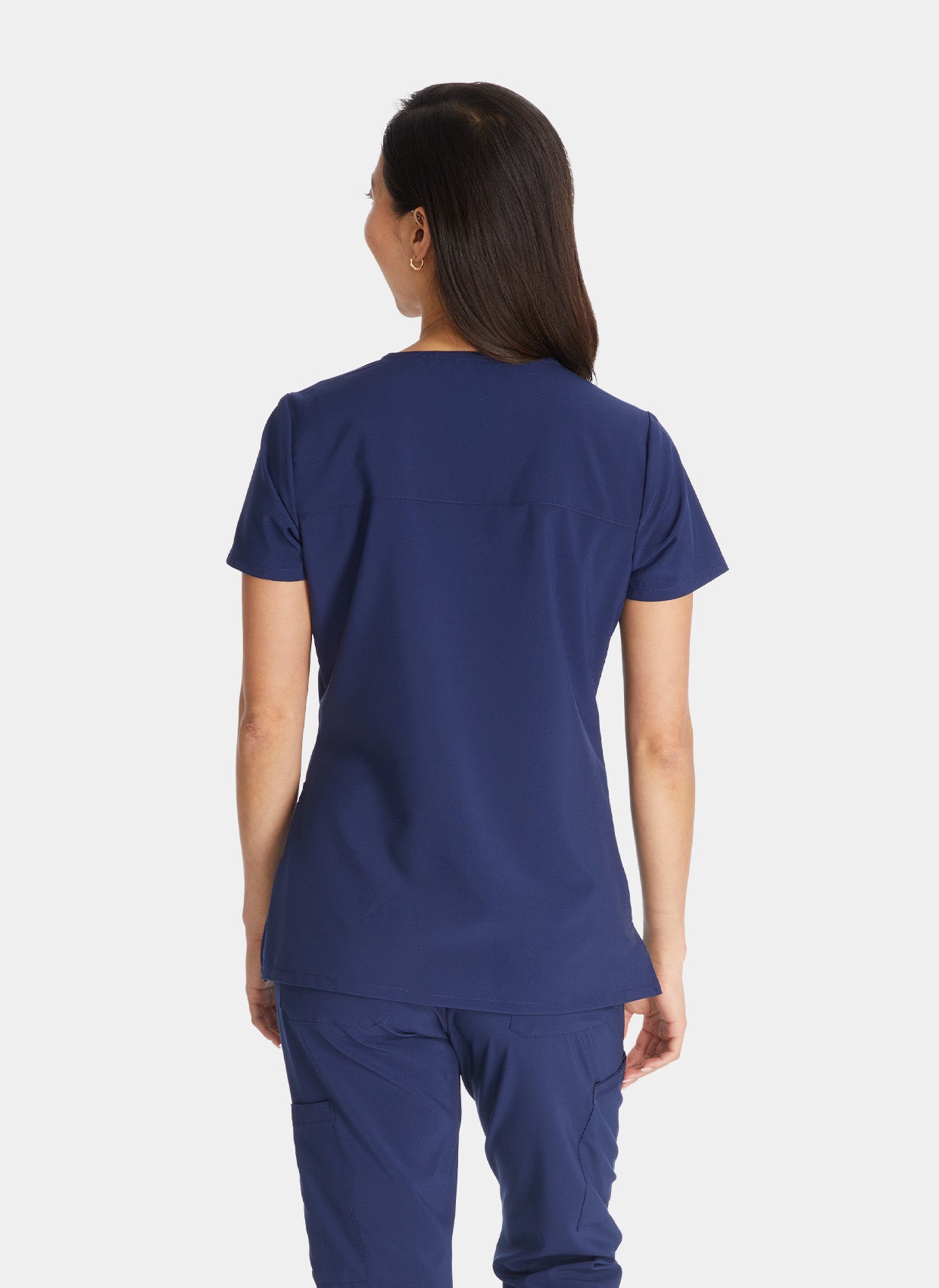 Blouse-médicale-Dickies-EDS-Essentiel-Femme-Bleu-marine-dos