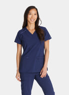 Blouse-médicale-Dickies-EDS-Essentiel-Femme-Bleu-Marine