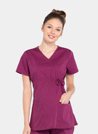 Blouse médicale de maternité Cherokee bordeaux