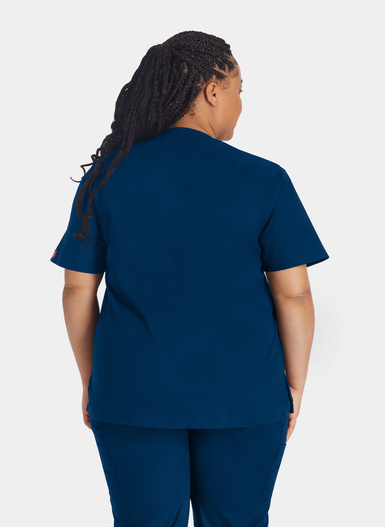 Blouse médicale femme Dickies EDS col en V bleu marine dos