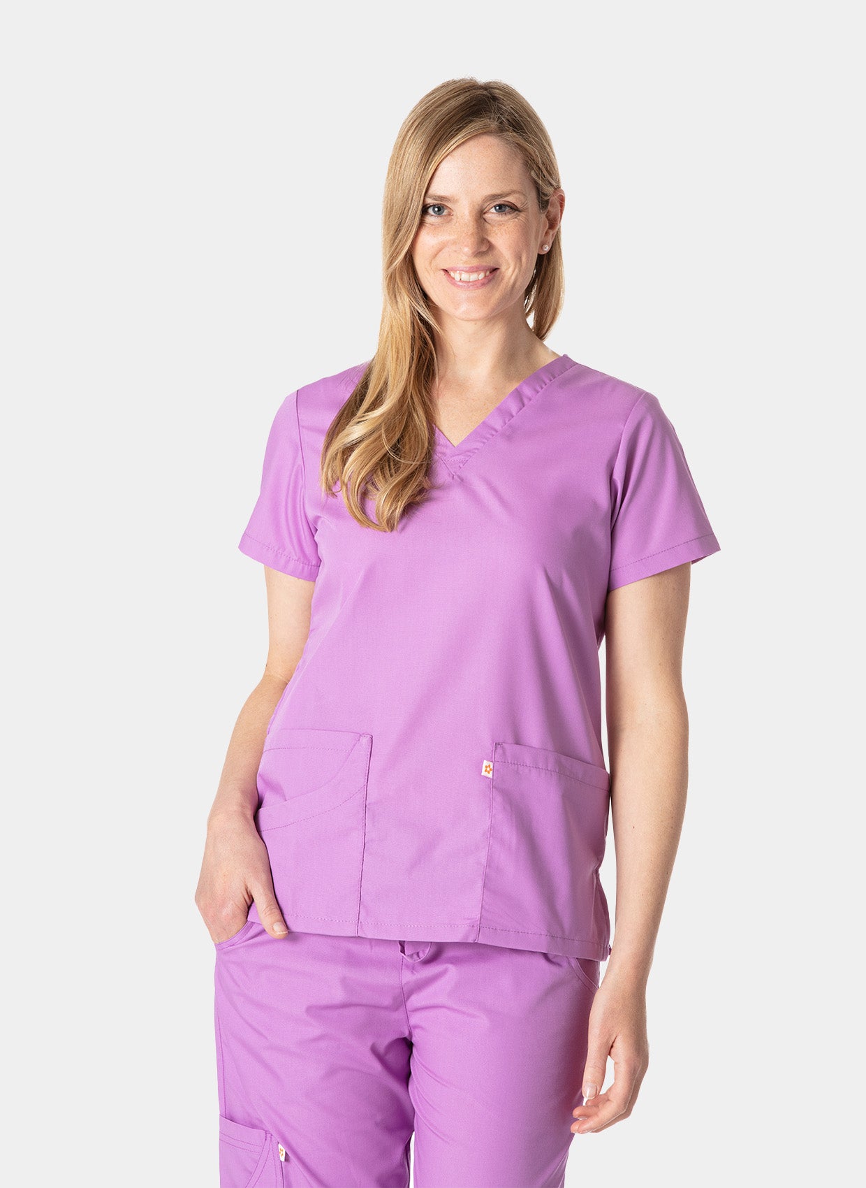 Blouse médicale femme HappyFit Lily Lavande