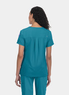 Blouse médicale femme Koi Cureology Aura bleu canard dos