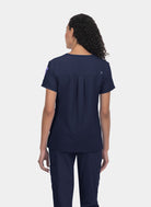 Blouse médicale femme Koi Cureology Aura - bleu marine - dos