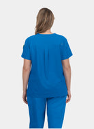 Blouse médicale femme Koi Cureology Aura - Bleu roi - dos