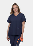 Blouse médicale femme Koi Cureology Cardi - Bleu marine