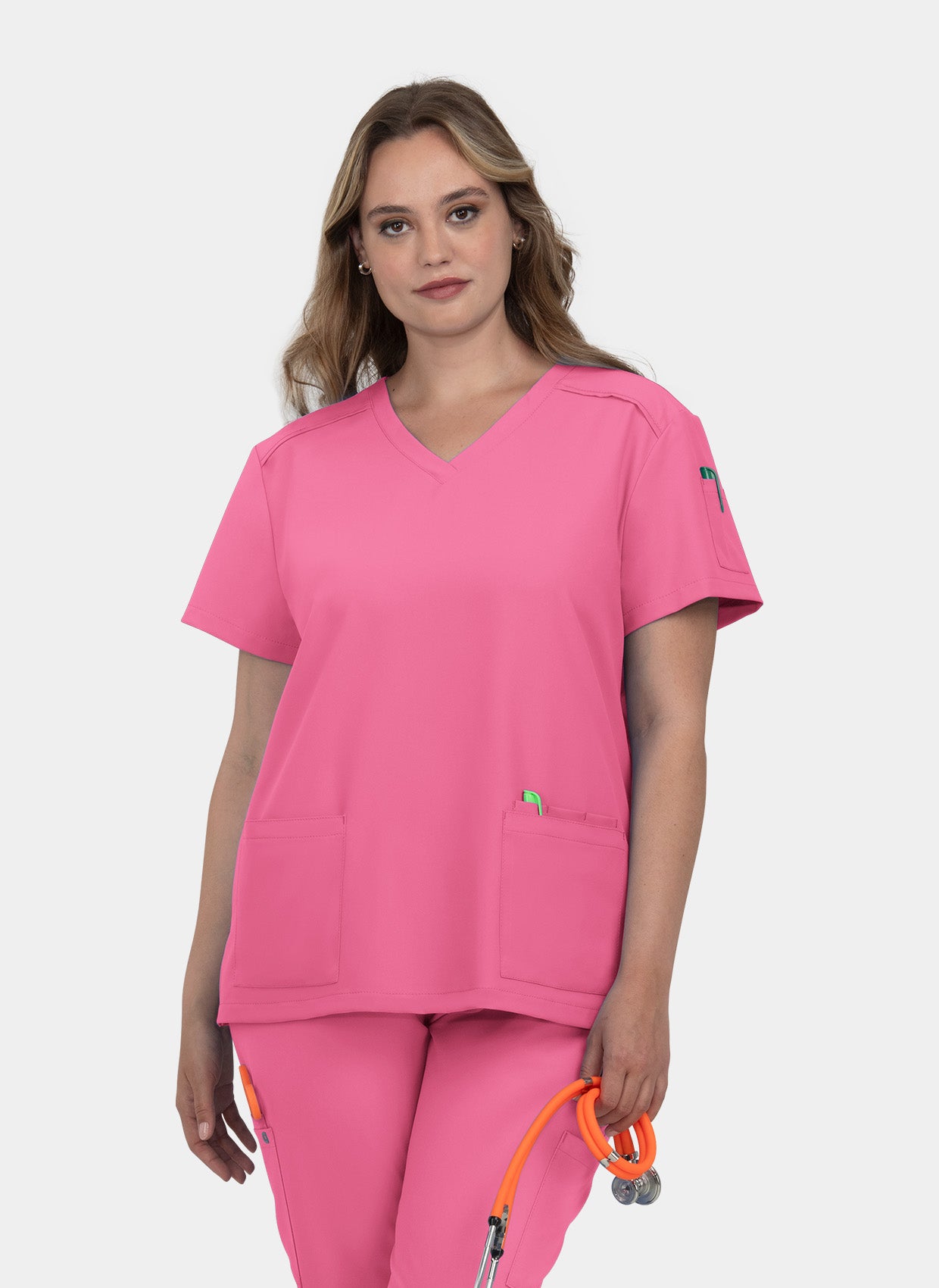 Blouse médicale femme Koi Cureology Cardi - rose framboise