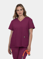 Blouse médicale femme Koi Cureology Cardi - Bordeaux