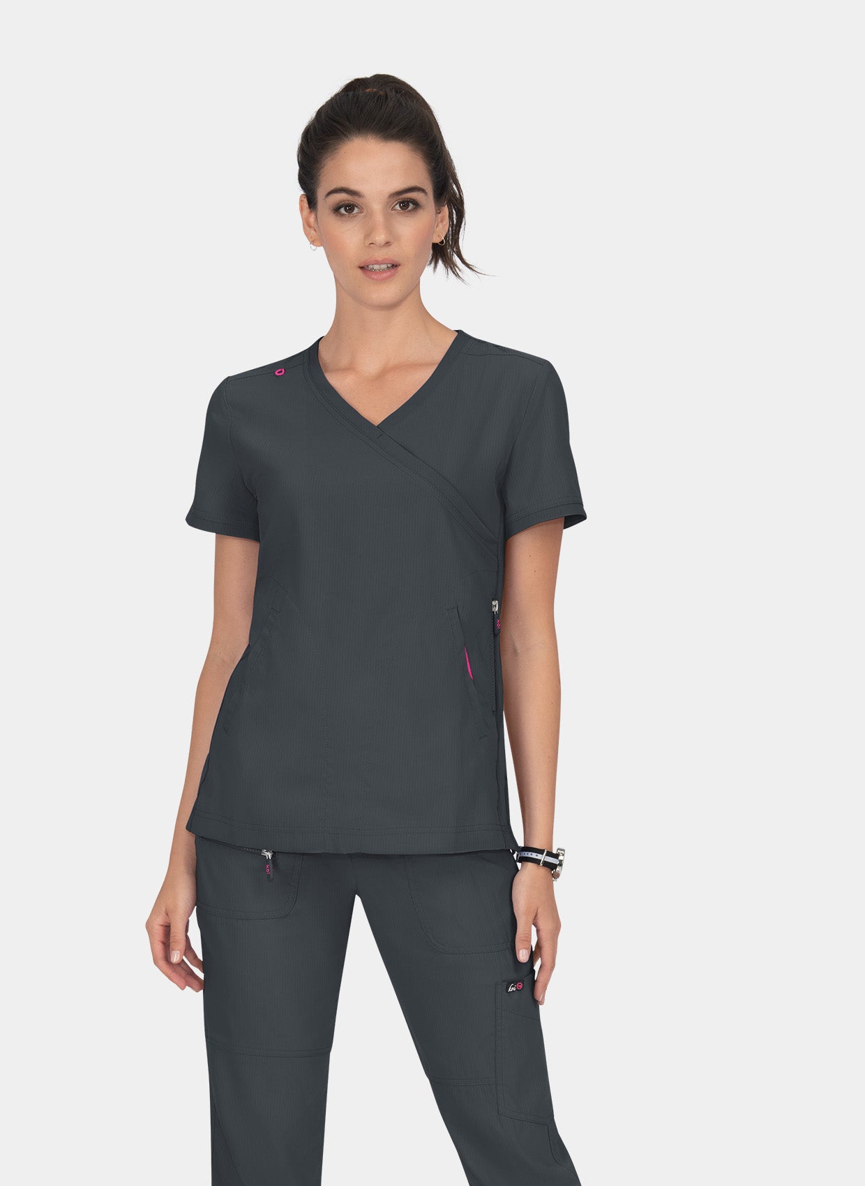 Blouse médicale femme Koi Lite Philosophie anthracite