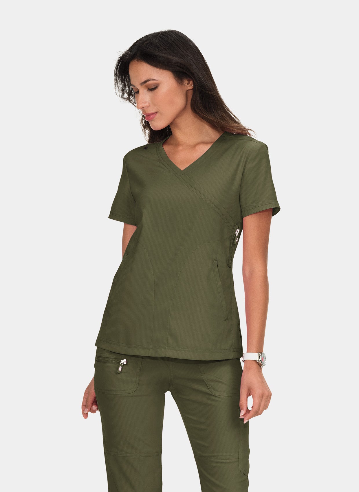 Blouse médicale femme Koi Lite Philosophie olive