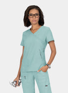 Blouse médicale femme Koi Lite Philosophie vert sauge