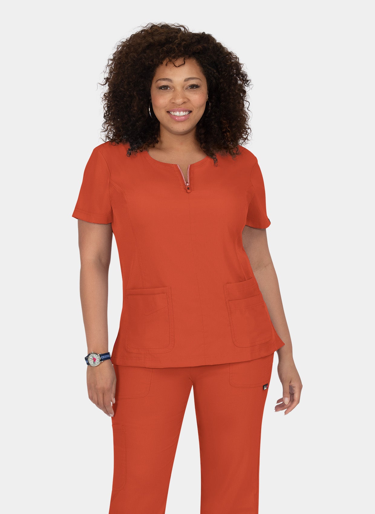 Blouse médicale femme Koi Lite Sérénité Terracotta