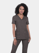 Blouse médicale femme Koi Next Gen Agitation et passion gris chiné