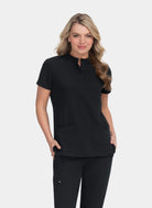 Blouse médicale femme Koi Next Gen Motivation Noir