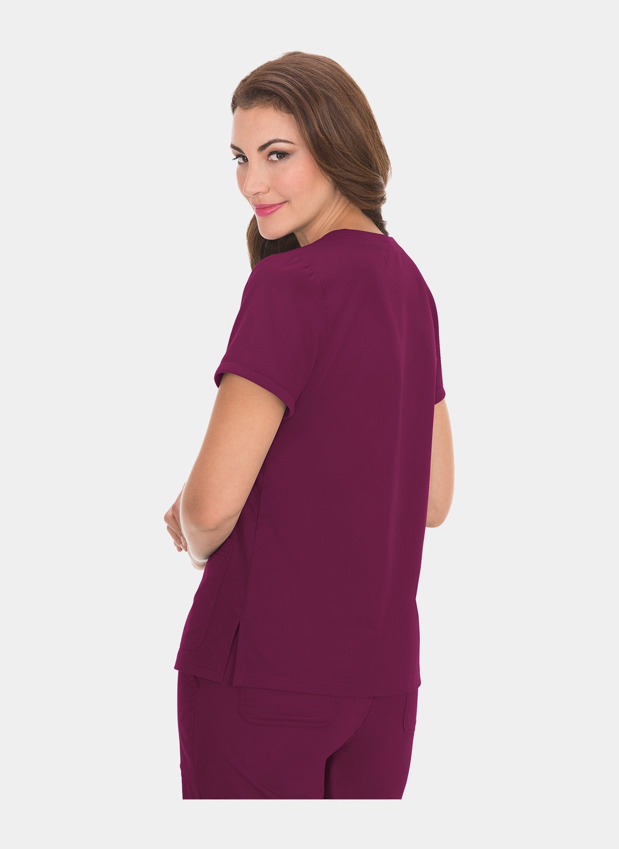 Blouse médicale femme Koi Nicole - Bordeaux