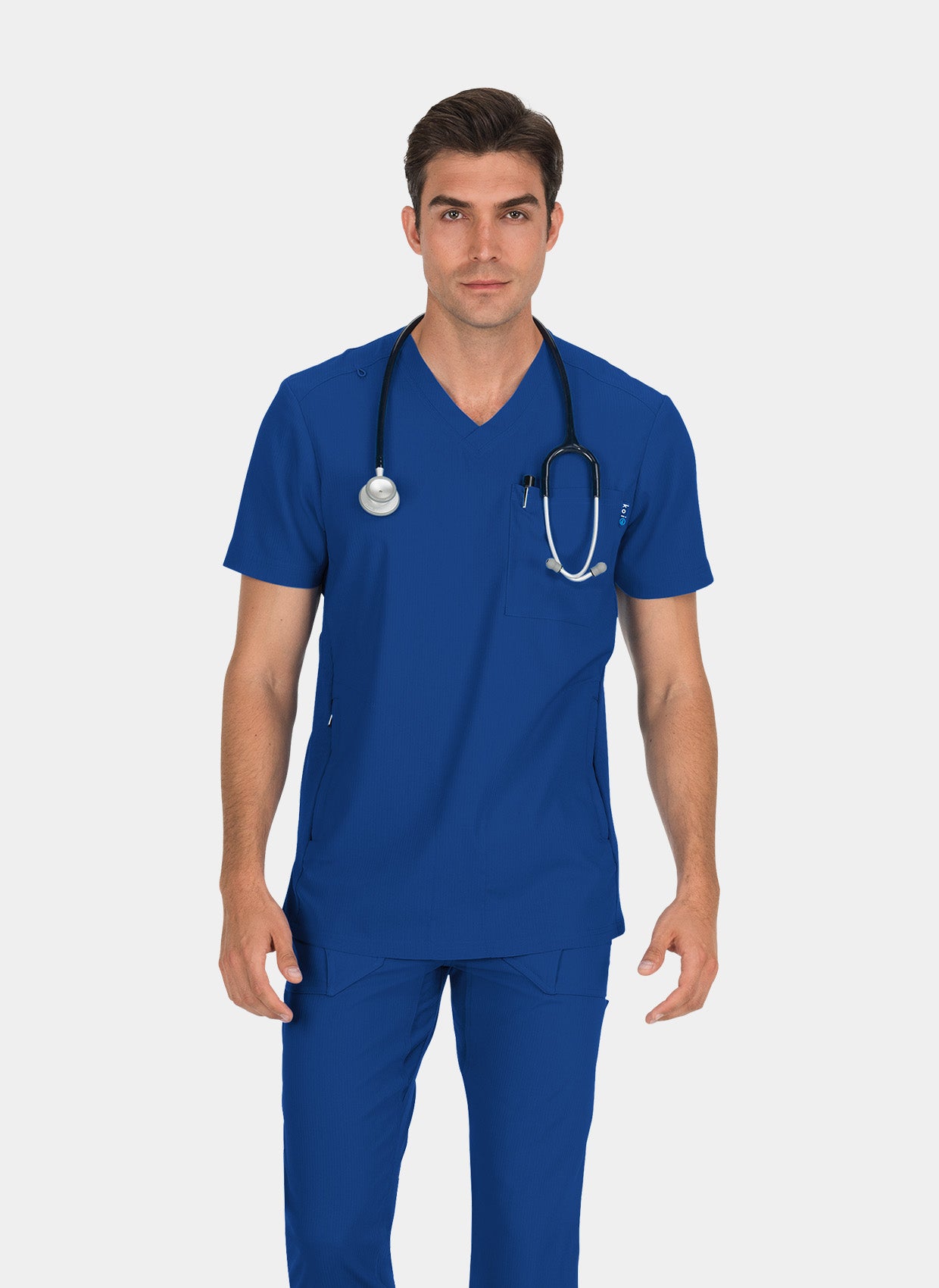 Blouse médicale homme Koi Lite Force bleu roi 