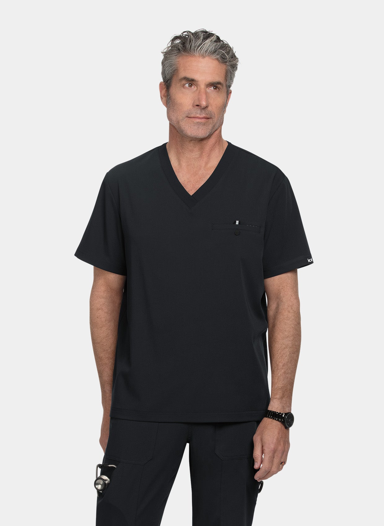 Blouse médicale homme Koi Next Gen De garde Noir