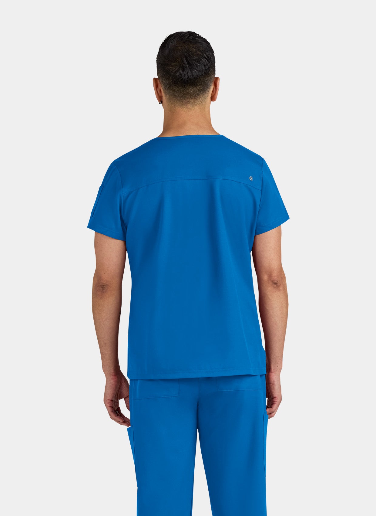 Blouse médicale homme koi Cureology Arthro - Bleu roi - dos