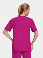 Blouse médicale unisexe Balboa Orange Standard - Fierce Fuchsia - dos