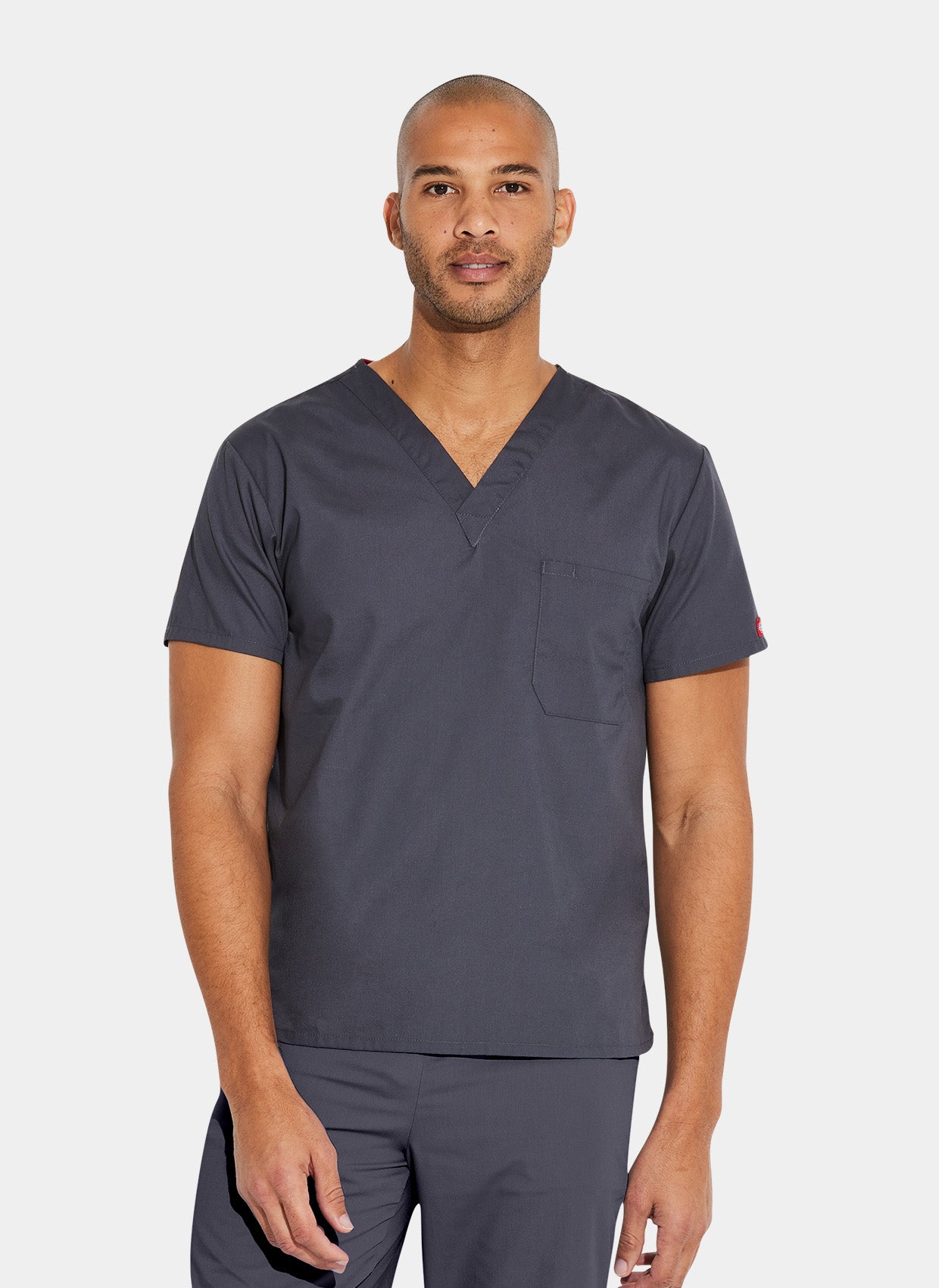 Blouse médicale unisexe Dickies EDS col en V étain