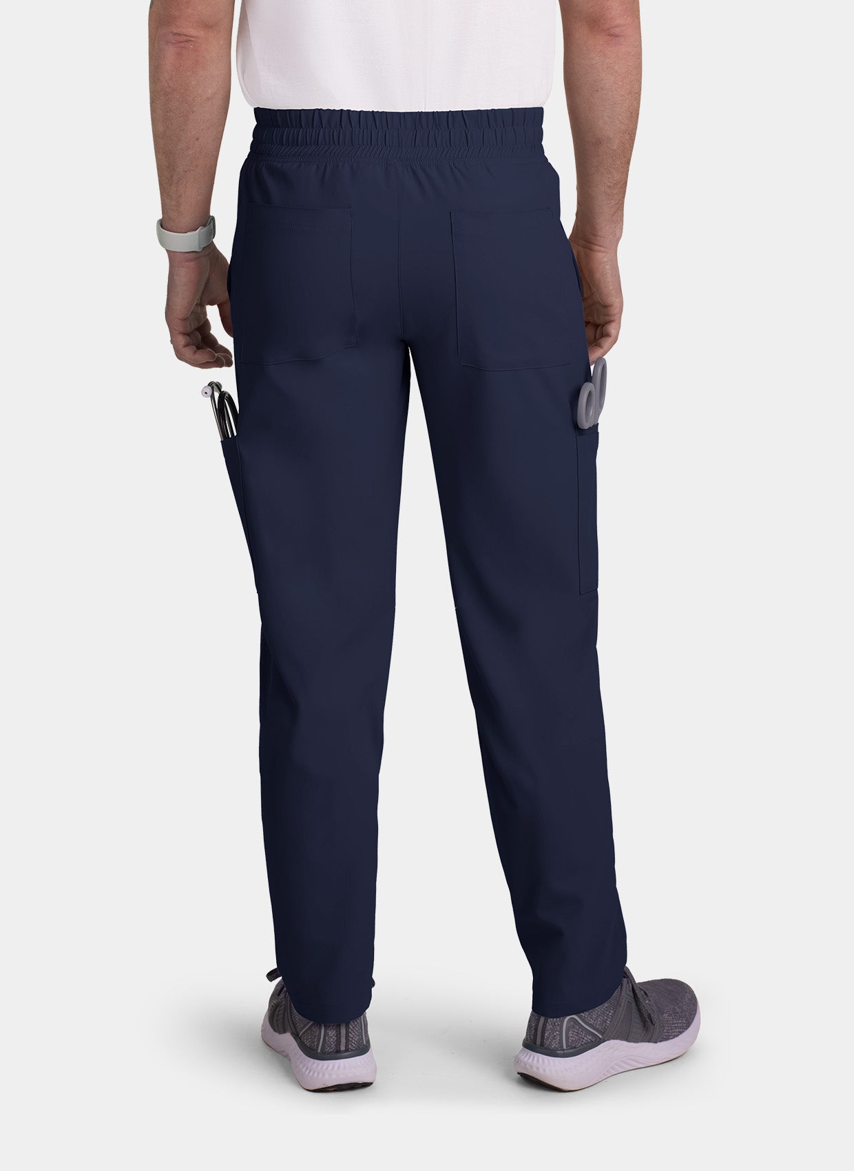 Pantalon médical Cargo homme Koi Cureology Neuro - Bleu marine - dos