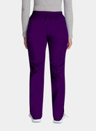 Pantalon médical Femme Dickies EDS Taille élastique aubergine dos