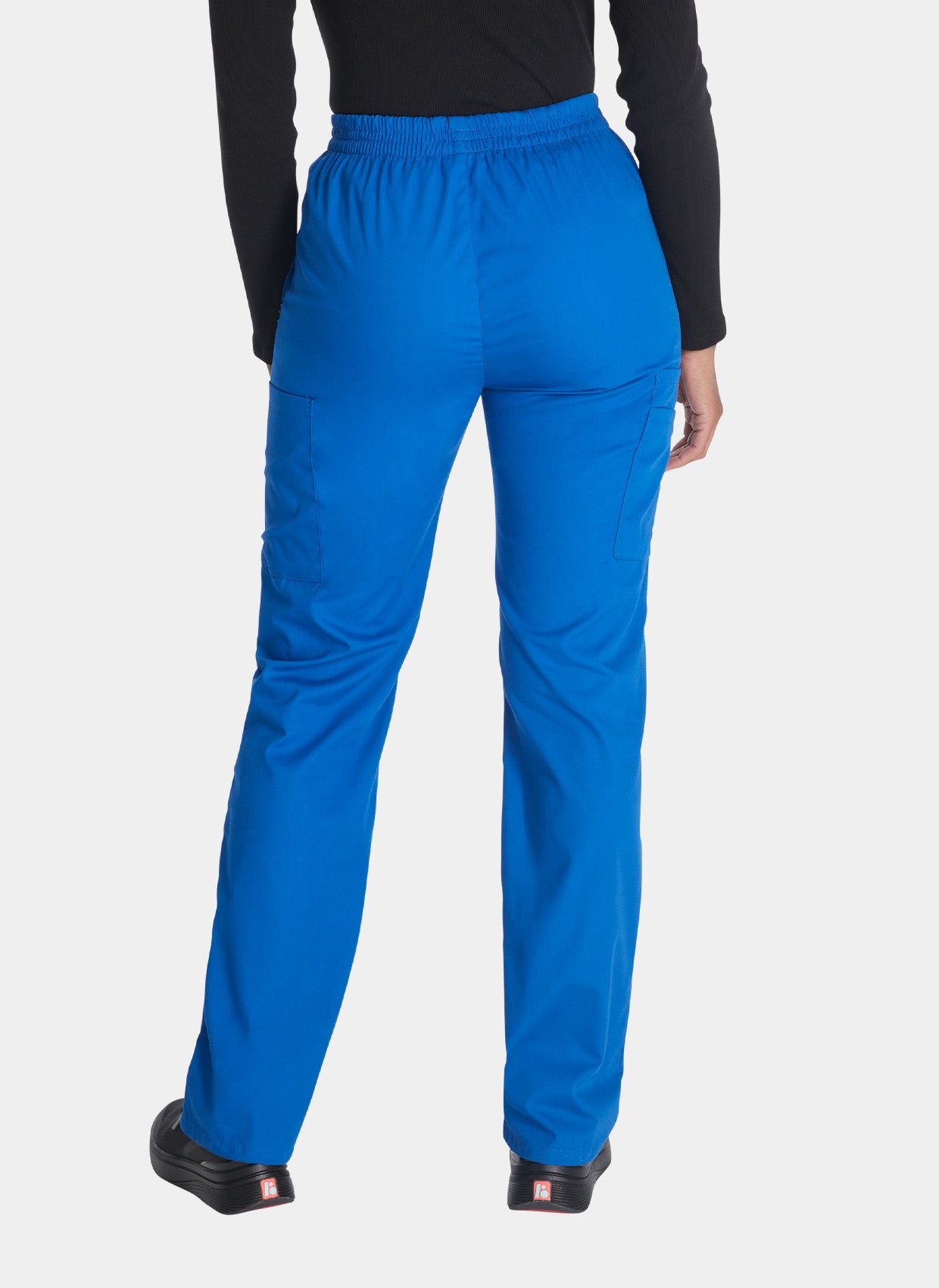 Pantalon médical Femme Dickies EDS Taille élastique bleu roi dos