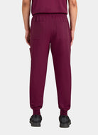 Pantalon médical Joggers homme Koi Cureology Connective bordeaux dos