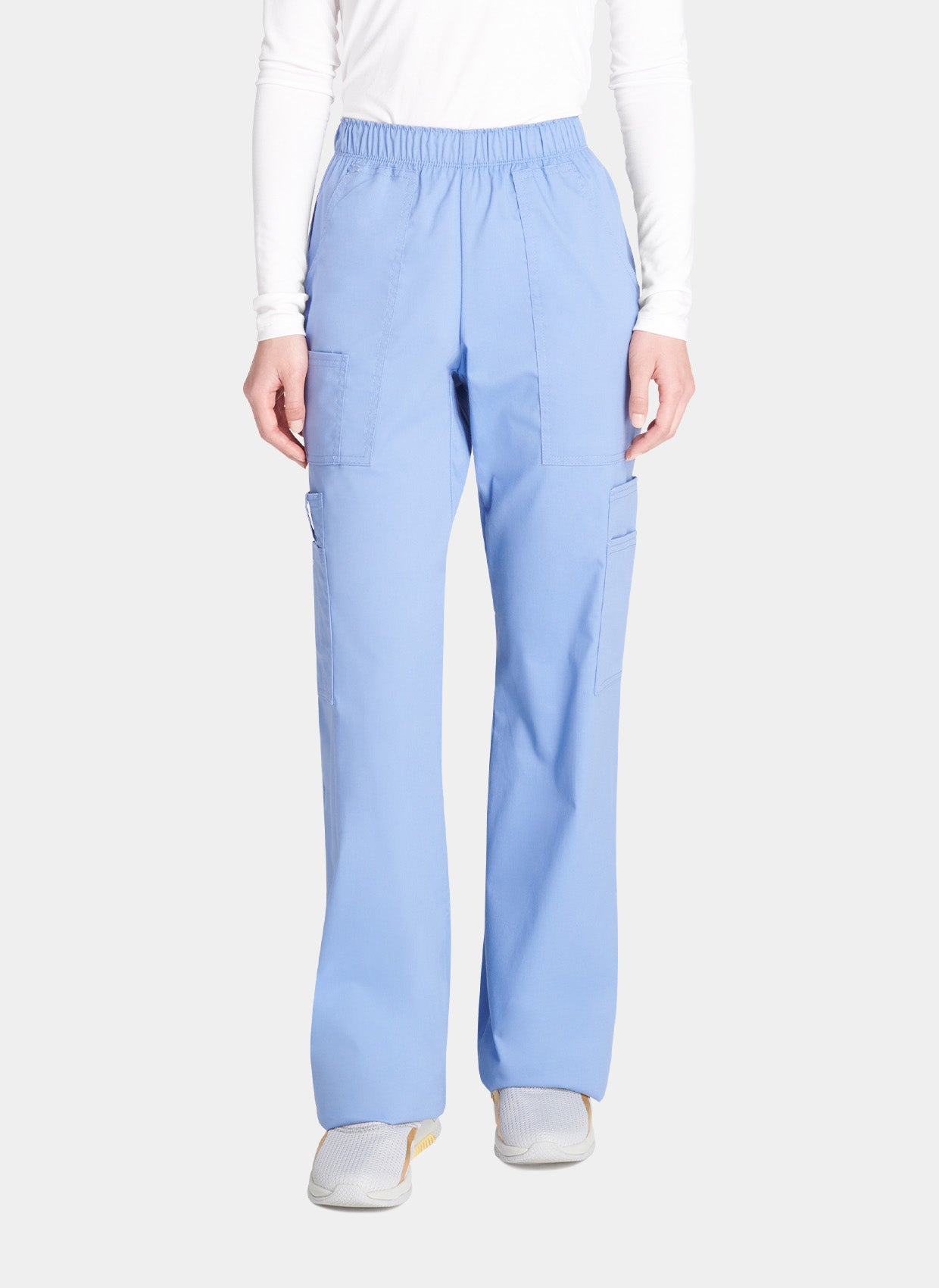 Pantalon médical Unisexe Cherokee Core Stretch taille mi-haute bleu ciel 