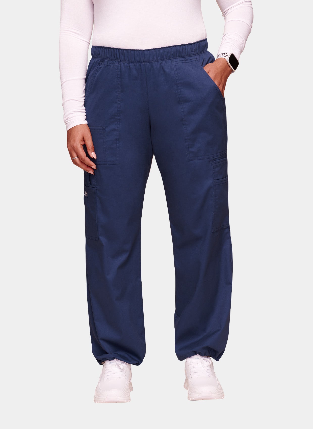 Pantalon médical Unisexe Cherokee Core Stretch taille mi-haute bleu marine