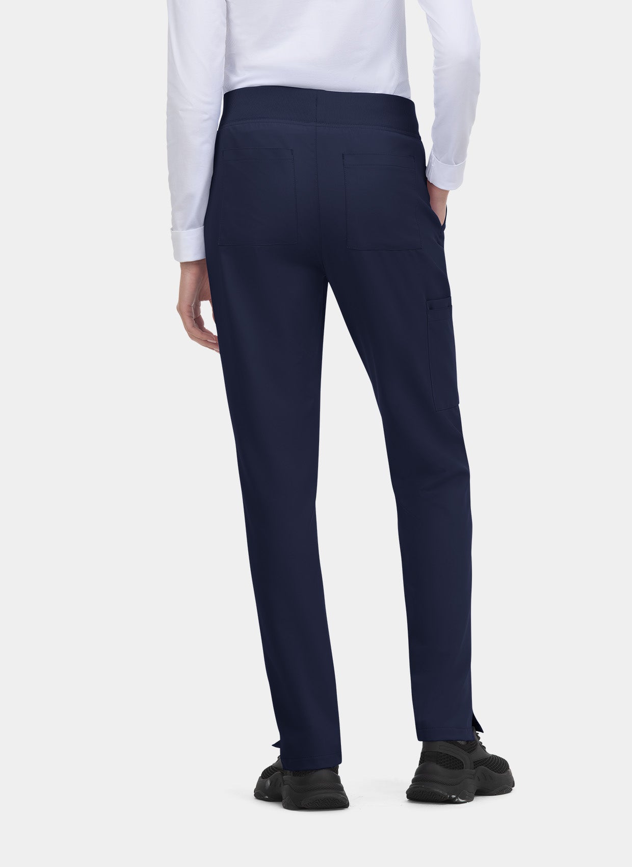 Pantalon médical femme Koi Cureology Atria - Bleu marine - dos