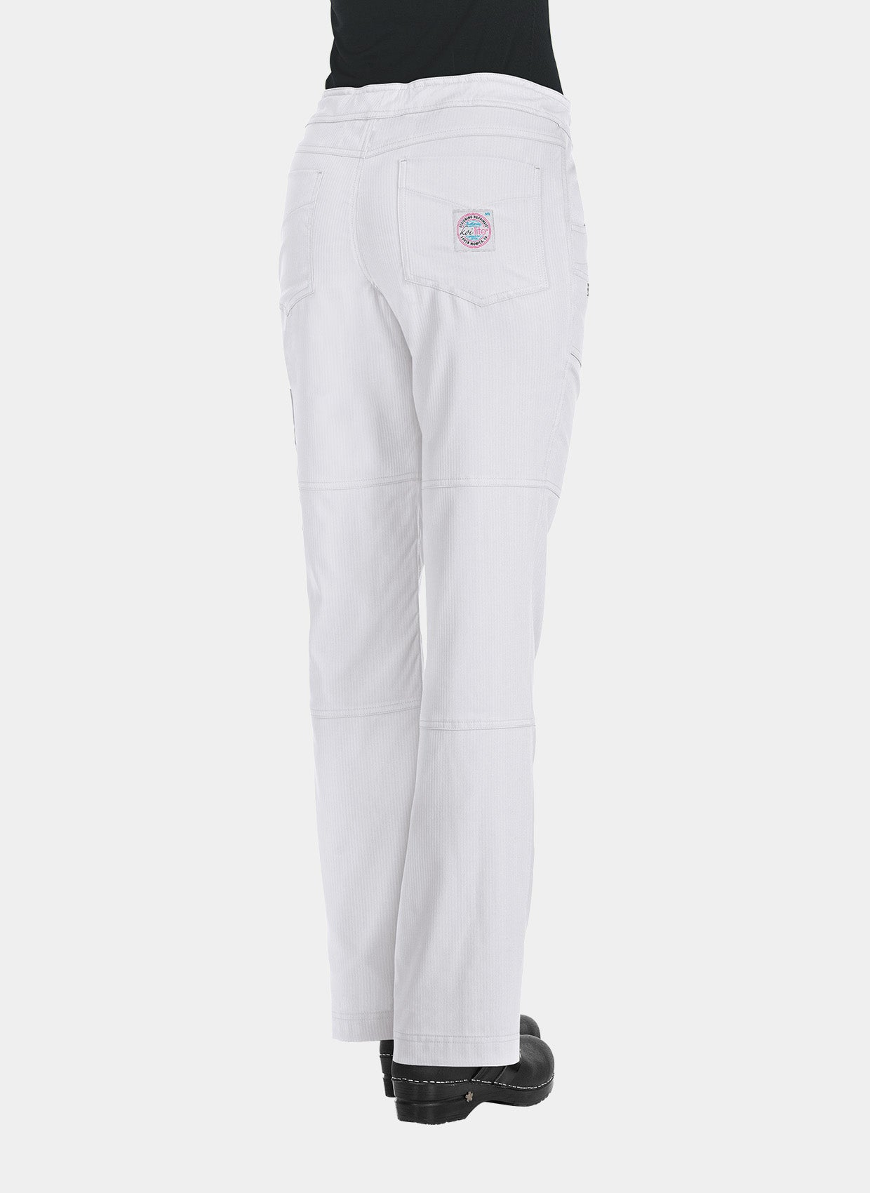 Pantalon médical femme Koi Lite Paix - Blanc - dos