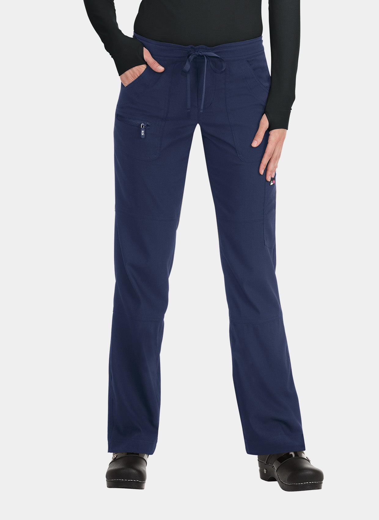 Pantalon médical femme Koi Lite Paix - Bleu marine 