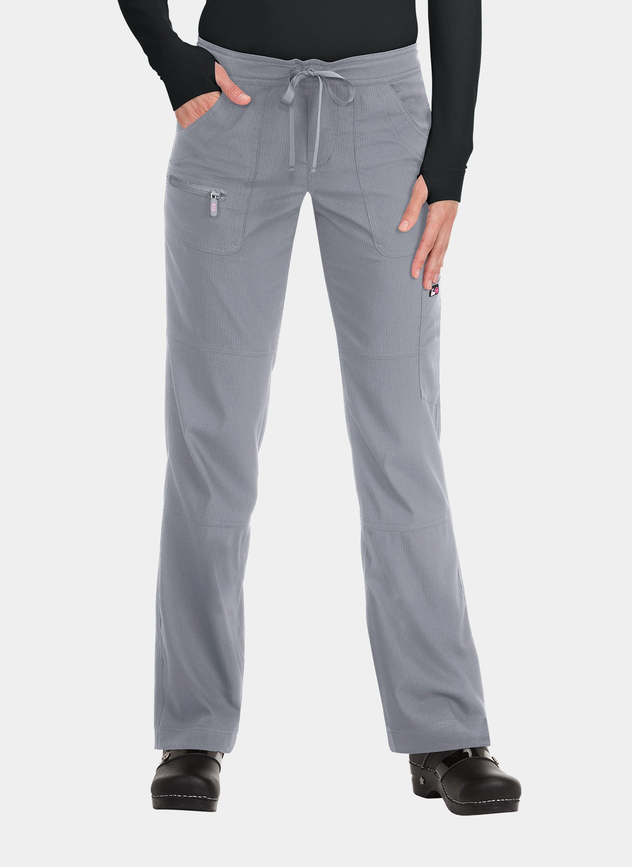 Pantalon médical femme Koi Lite Paix - Gris acier 