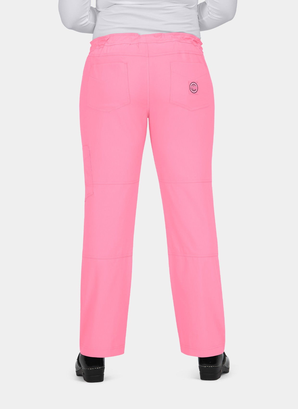 Pantalon médical femme Koi Lite Paix - Rose pivoine - dos