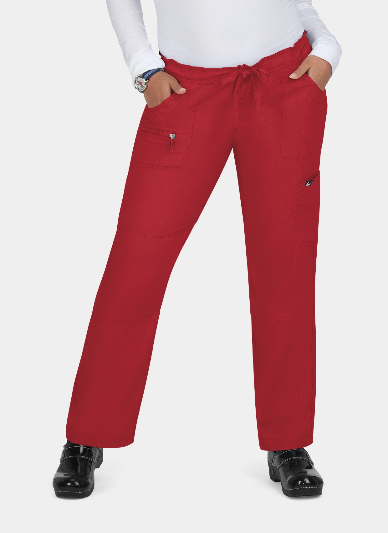 Pantalon médical femme Koi Lite Paix - Rubis