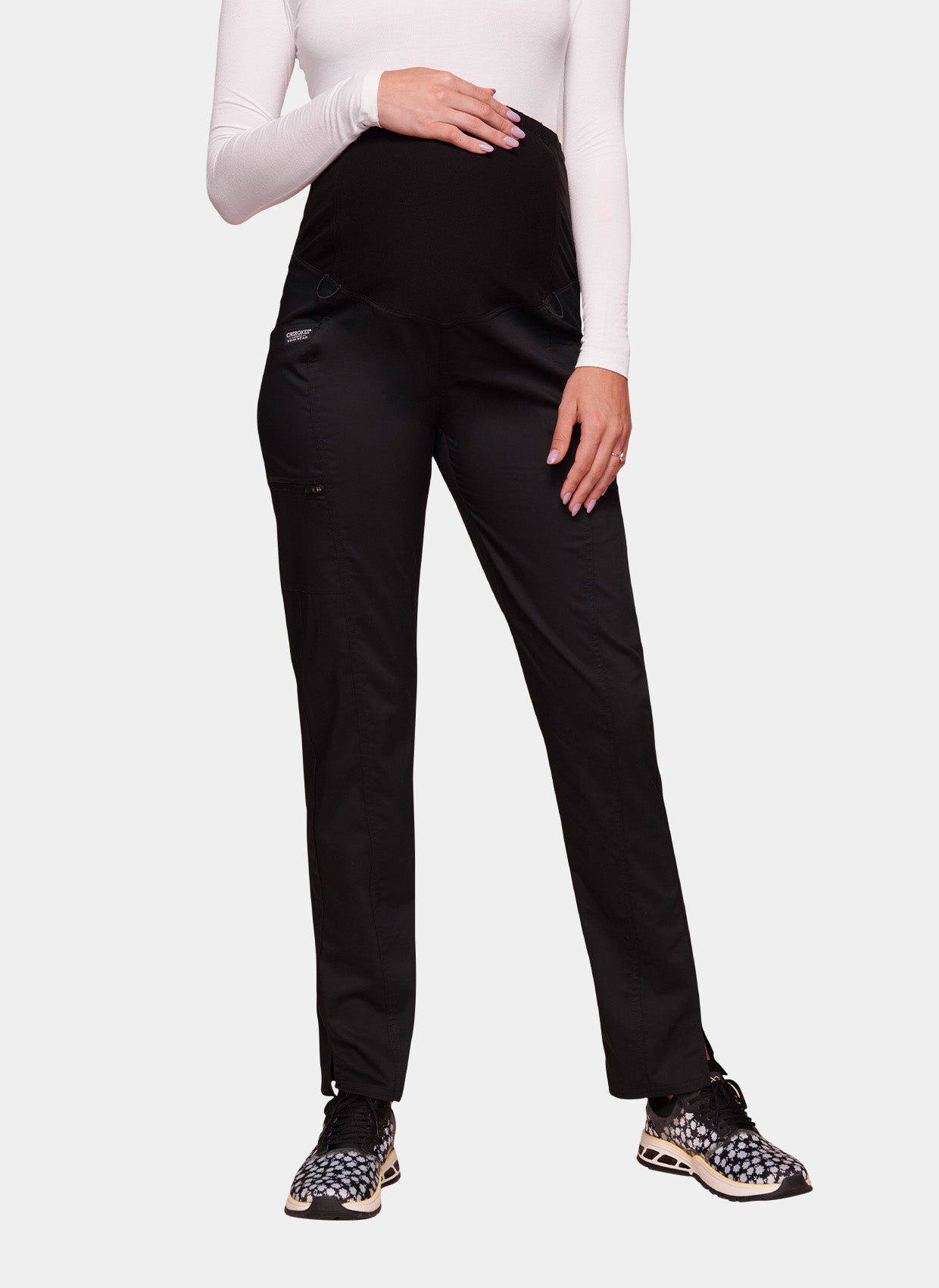 Pantalon médical femme maternité Cherokee Révolution noir