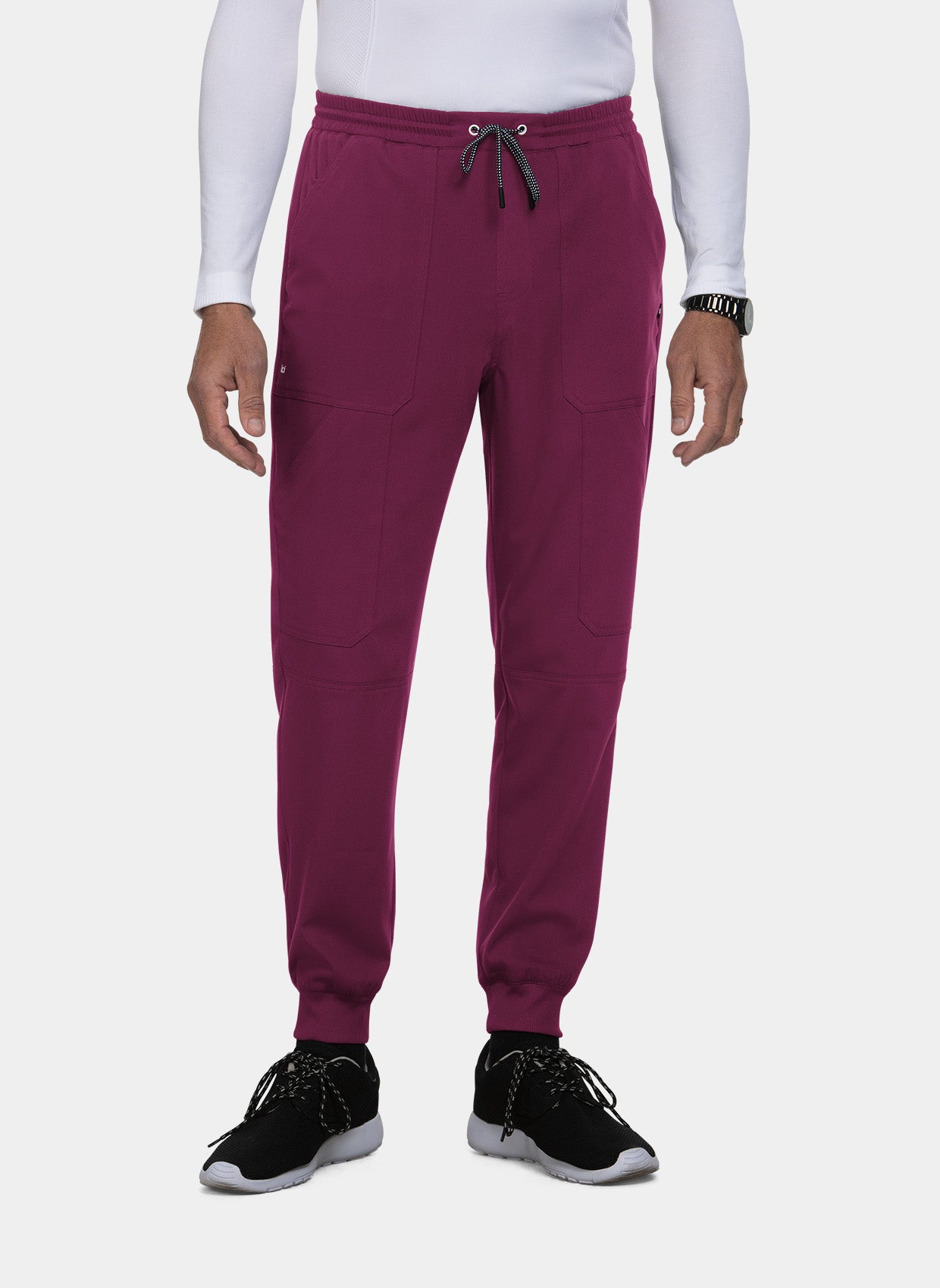 Pantalon médical homme Koi Next Gen De jour comme de nuit bordeaux