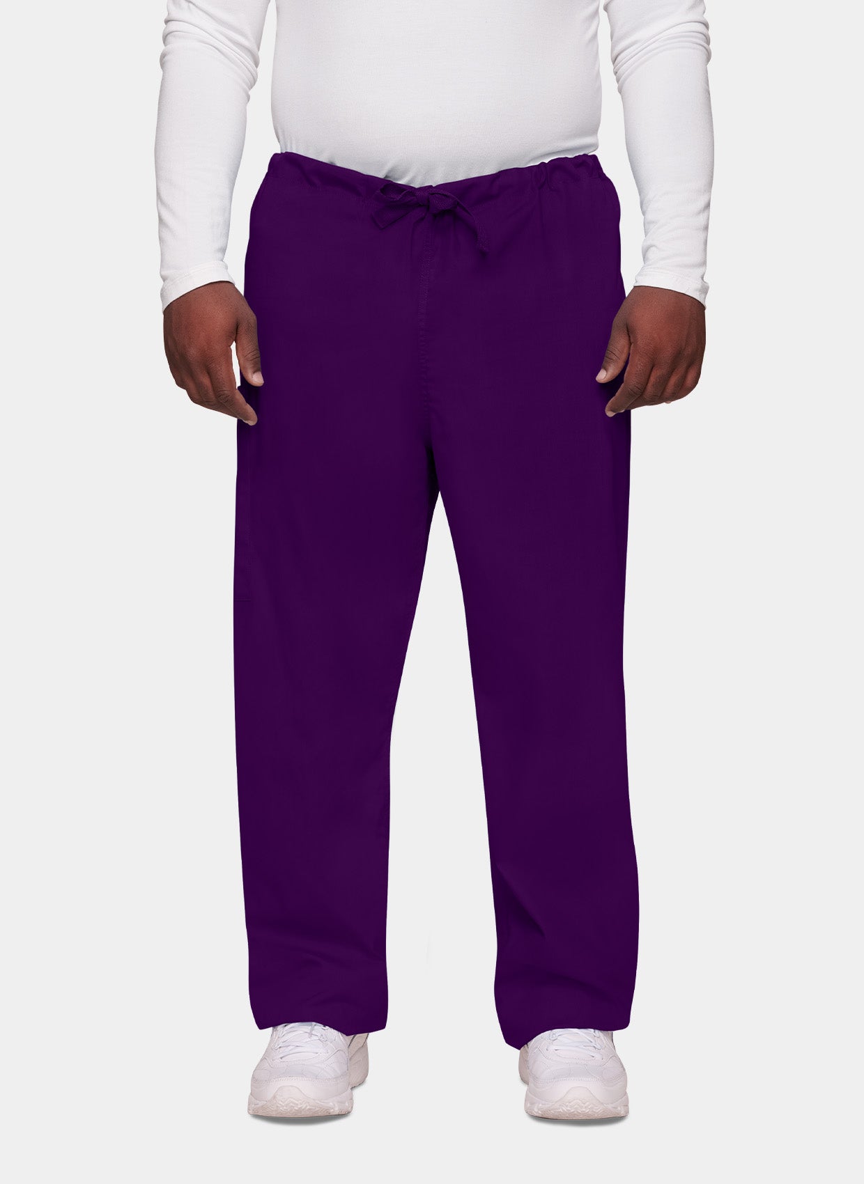 Pantalon médical unisexe Cherokee à cordon  Aubergine