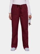 Pantalon médical unisexe Cherokee à cordon Bordeaux