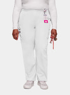 Pantalon médical unisexe Cherokee avec élastique Blanc