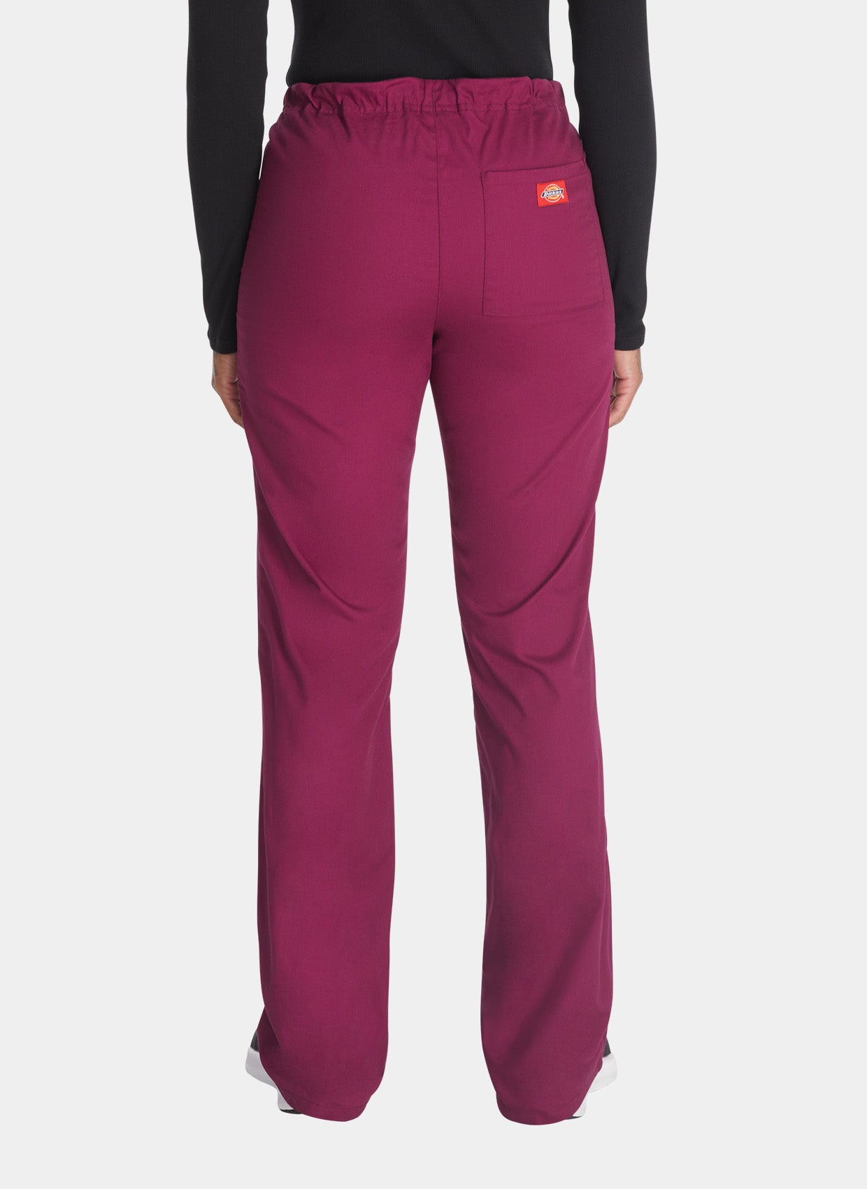 Pantalon médical unisexe Dickies EDS signature Cargo bordeaux dos