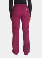 Pantalon médical unisexe Dickies EDS signature Cargo bordeaux dos