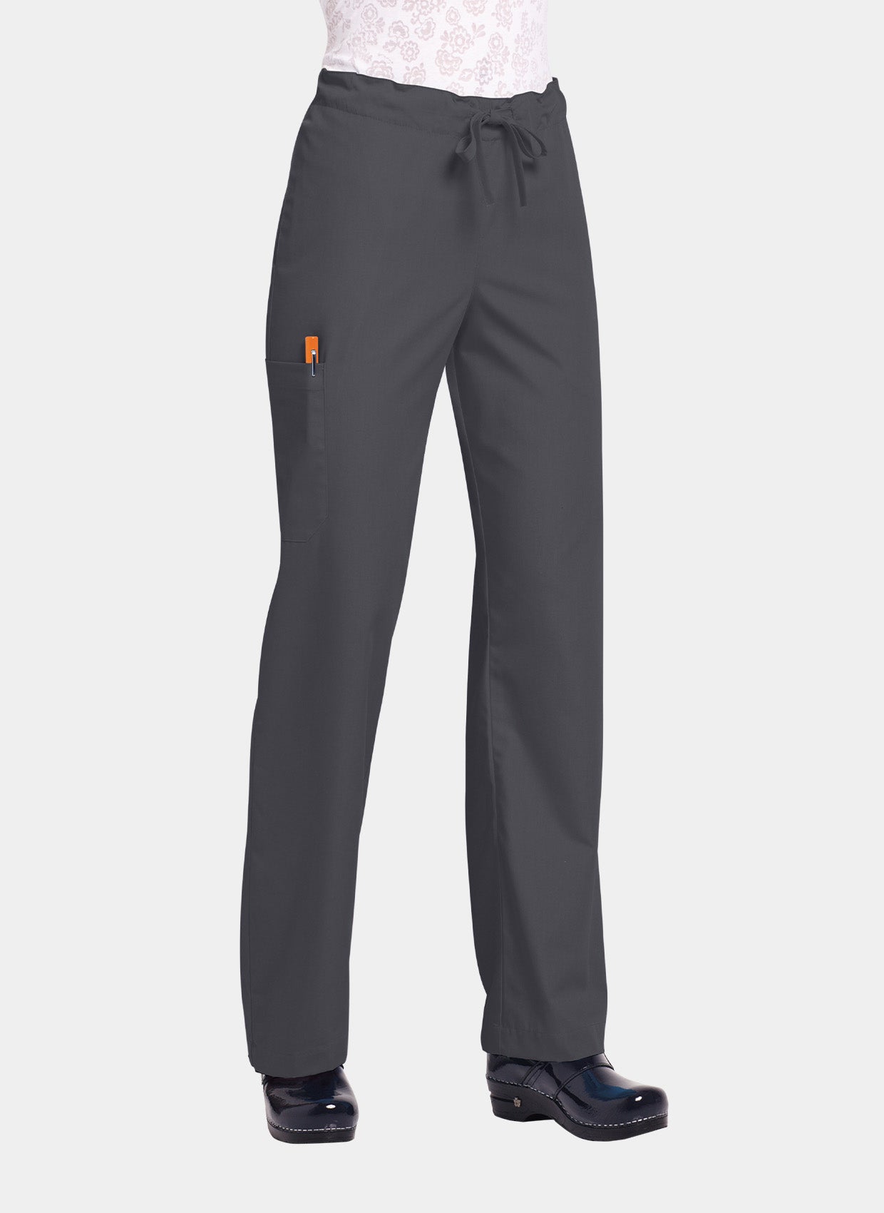 Pantalon médical unisexe Huntington Orange Standard Anthracite