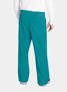 Pantalon médical unisexe cargo Cherokee Core Stretch bleu canard dos