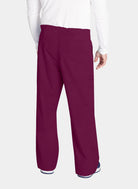 Pantalon médical unisexe cargo Cherokee Core Stretch bordeaux dos