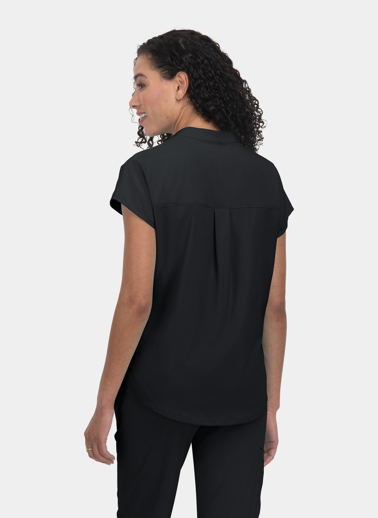 Blouse médicale femme Koi Basics Ari Dos - Noir