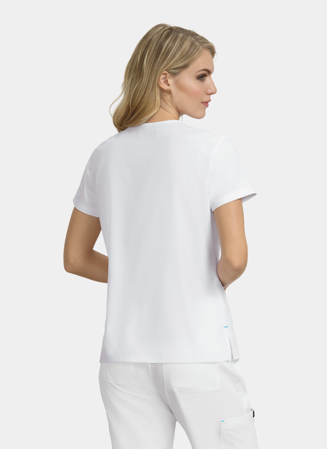 Blouse médicale femme Koi Basics Becca Dos - Blanc