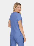 Blouse médicale femme Koi Basics Becca Dos - bleu ciel