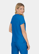 Blouse médicale femme Koi Basics Becca Dos - Bleu roi