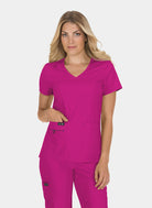 Blouse médicale femme Koi Basics Becca - Rose azalée